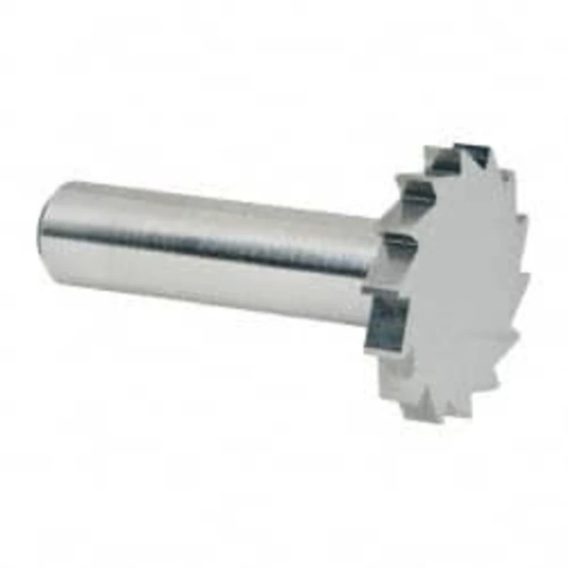 Made in USA ANSI 610 (Old Std # 19) 1-1/4 Cut Diam, 3/16 Cut Width, 1/2 Shank, Straight-Tooth Woodruff Keyseat Cutter...